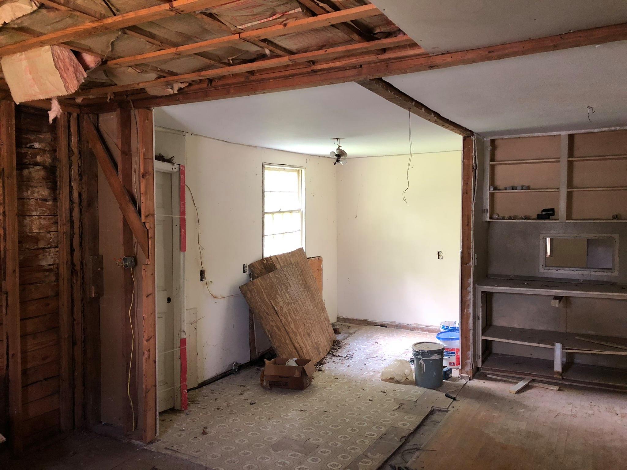 interior area before